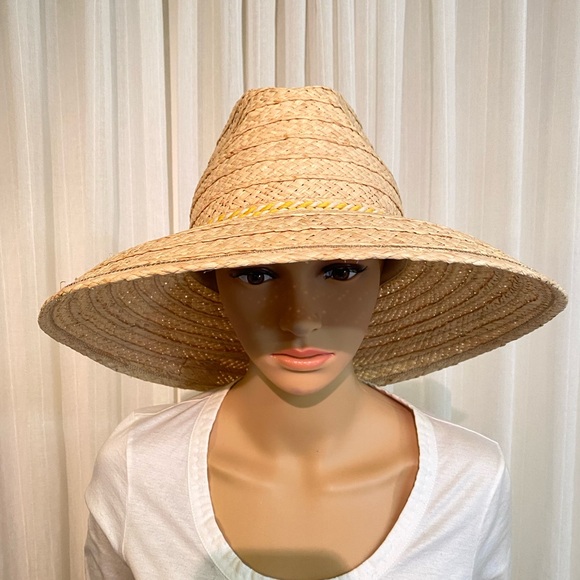 LORO PIANA Womens Ottavia Sun Hat 100% Straw Wide Brim Hat Italy - Picture 2 of 16
